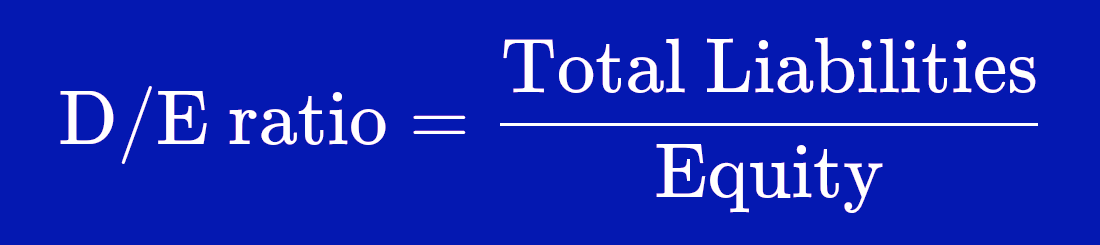 Total Debt to Equity Ratio Formula